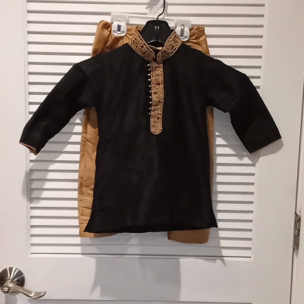 Boys Tathastu Silk Kurta Set